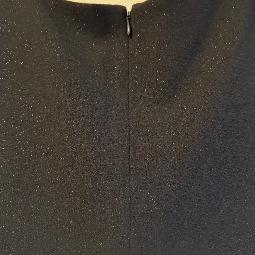 White House Black Market Black Ruffle Mini Dress - Picture 6 of 8